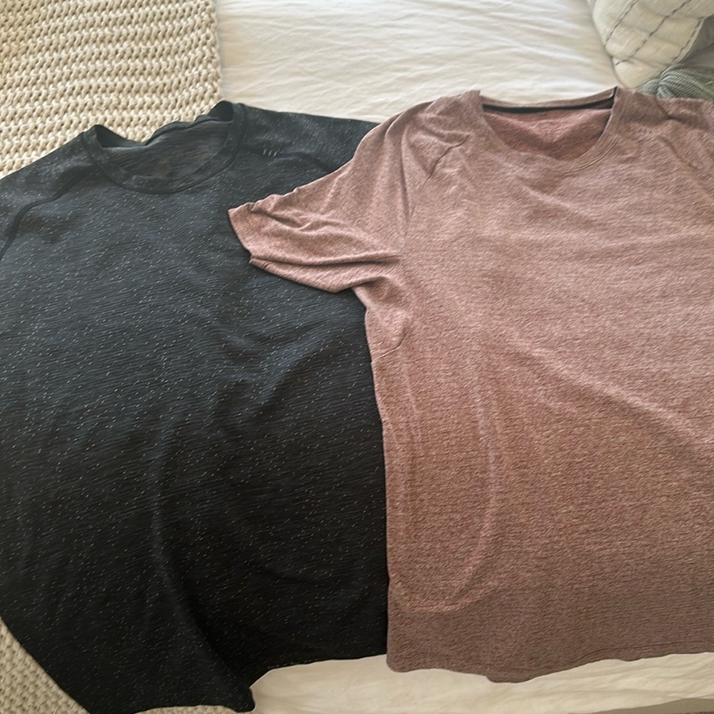 2 Men’s Lulukemon shirts